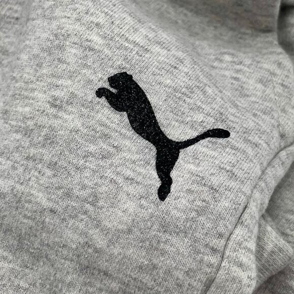 PUMA Kids Joggers | Unisex Medium | Heather Gray | Glitter Logo | EUC - Picture 3 of 8